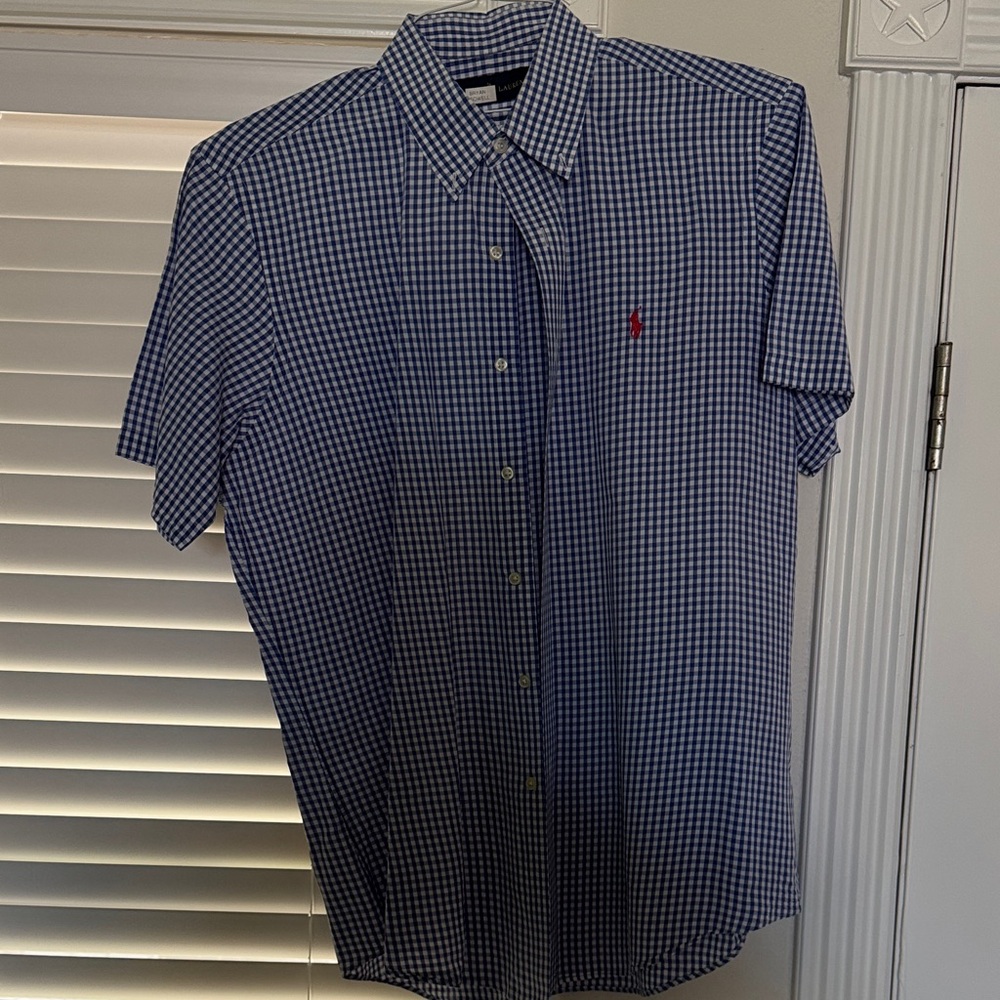 Polo Ralph Lauren Navy Checkered Men's Shirt
